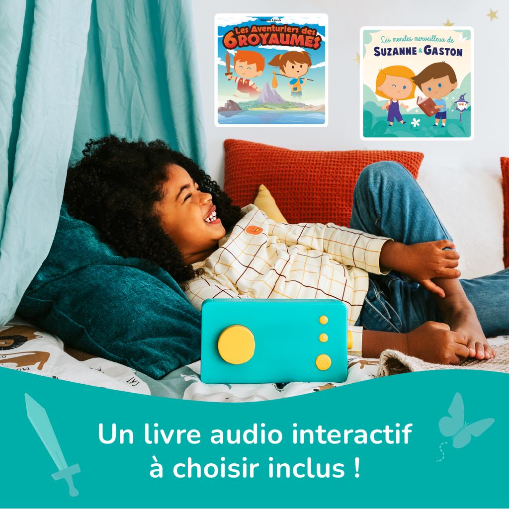 Voir photo 5 de Lunii Ma Fabrique à Histoires Reconditionnée - Conteuse pour enfant & livre audio - Français Vert | Dero Lunii Ma Fabrique à Histoires Reconditionnée - Conteuse pour enfant & livre audio - Français Vert Reconditionné Lunii reconditionné photo 5 | Dero