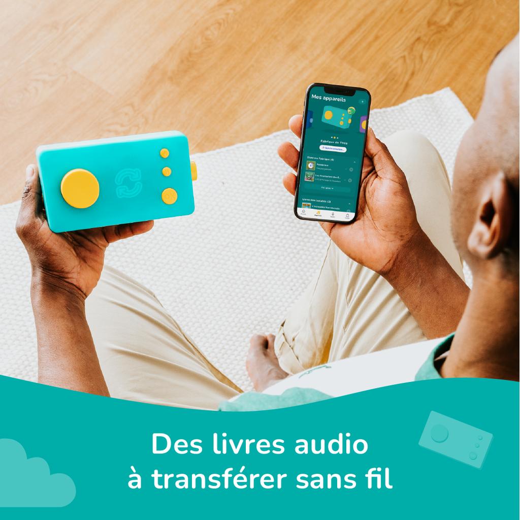 Voir photo 6 de Lunii Ma Fabrique à Histoires Reconditionnée - Conteuse pour enfant & livre audio - Français Vert | Dero Lunii Ma Fabrique à Histoires Reconditionnée - Conteuse pour enfant & livre audio - Français Vert Reconditionné Lunii reconditionné photo 6 | Dero