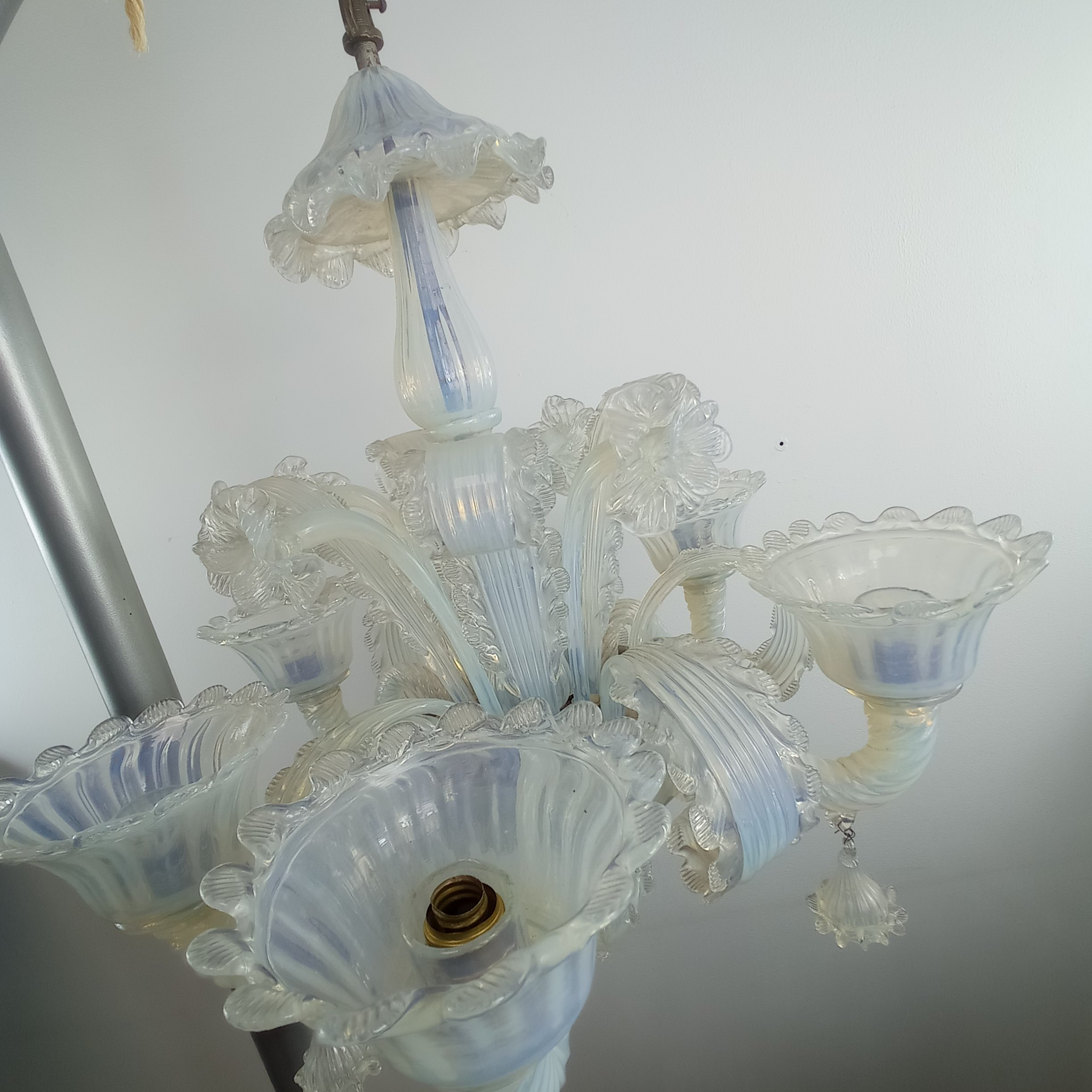 Voir photo 6 de Lustre en verre Murano Lustre en verre Murano Bon état reconditionné photo 6