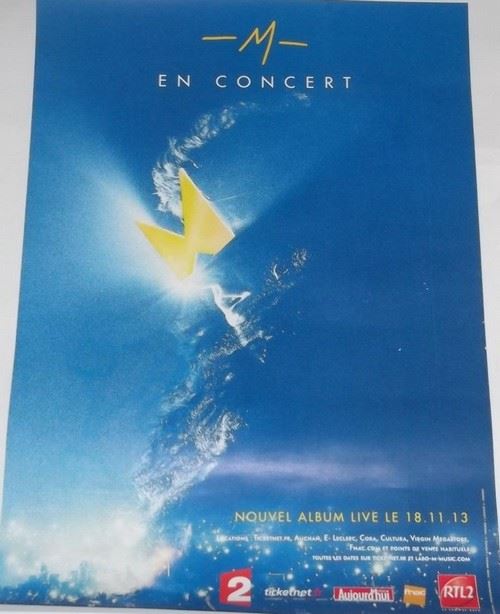 Acheter M - Mathieu CHEDID - 40x60 cm - AFFICHE / POSTER État correct - 10,99 € M - Mathieu CHEDID - 40x60 cm - AFFICHE / POSTER État correct reconditionné disponible sur Fnac