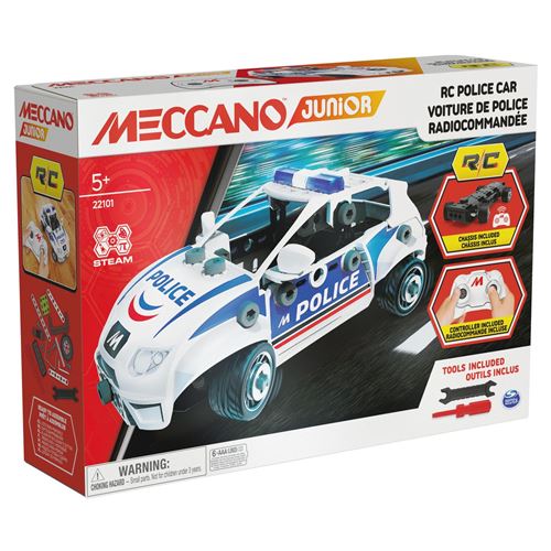 Ma voiture de police RC Meccano Junior État correct - 82,94 € Ma voiture de police RC Meccano Junior État correct reconditionné disponible sur Fnac