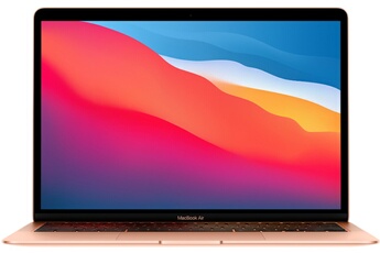 MacBook Air 13'' 1 To SSD 16 Go RAM Puce M1 Or État correct Apple reconditionné disponible sur Darty
