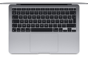 MACBOOK AIR 13" 512 GO SSD 8 GO RAM PUCE M1 GRIS SIDERAL État correct Apple reconditionné disponible sur Darty