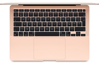 MACBOOK AIR 13" 512 GO SSD 8 GO RAM PUCE M1 OR État correct Apple reconditionné disponible sur Darty