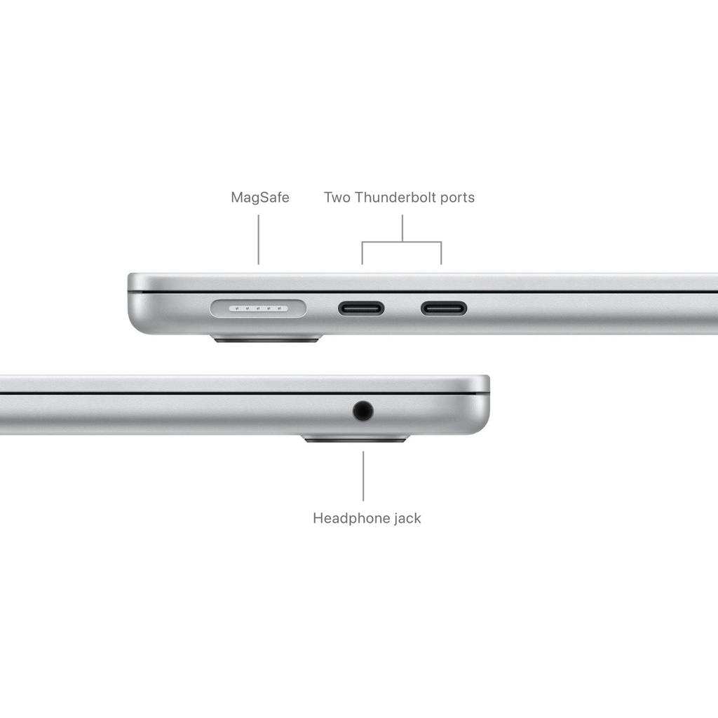 Voir photo 4 de MacBook Air 15"" (2024) - Apple M3 avec CPU 8 cœurs et GPU 10 cœurs - 24Go RAM - SSD 512Go - Écran standard - QWERTY - Portugais | Dero MacBook Air 15"" (2024) - Apple M3 avec CPU 8 cœurs et GPU 10 cœurs - 24Go RAM - SSD 512Go - Écran standard - QWERTY - Portugais Reconditionné Apple reconditionné photo 4 | Dero