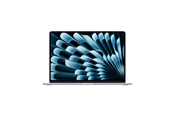 MacBook Air 15" 512 Go SSD 16 Go RAM Puce M4 CPU 10 cours GPU 10 cours Bleu Ciel Très bon état Apple reconditionné disponible sur Darty