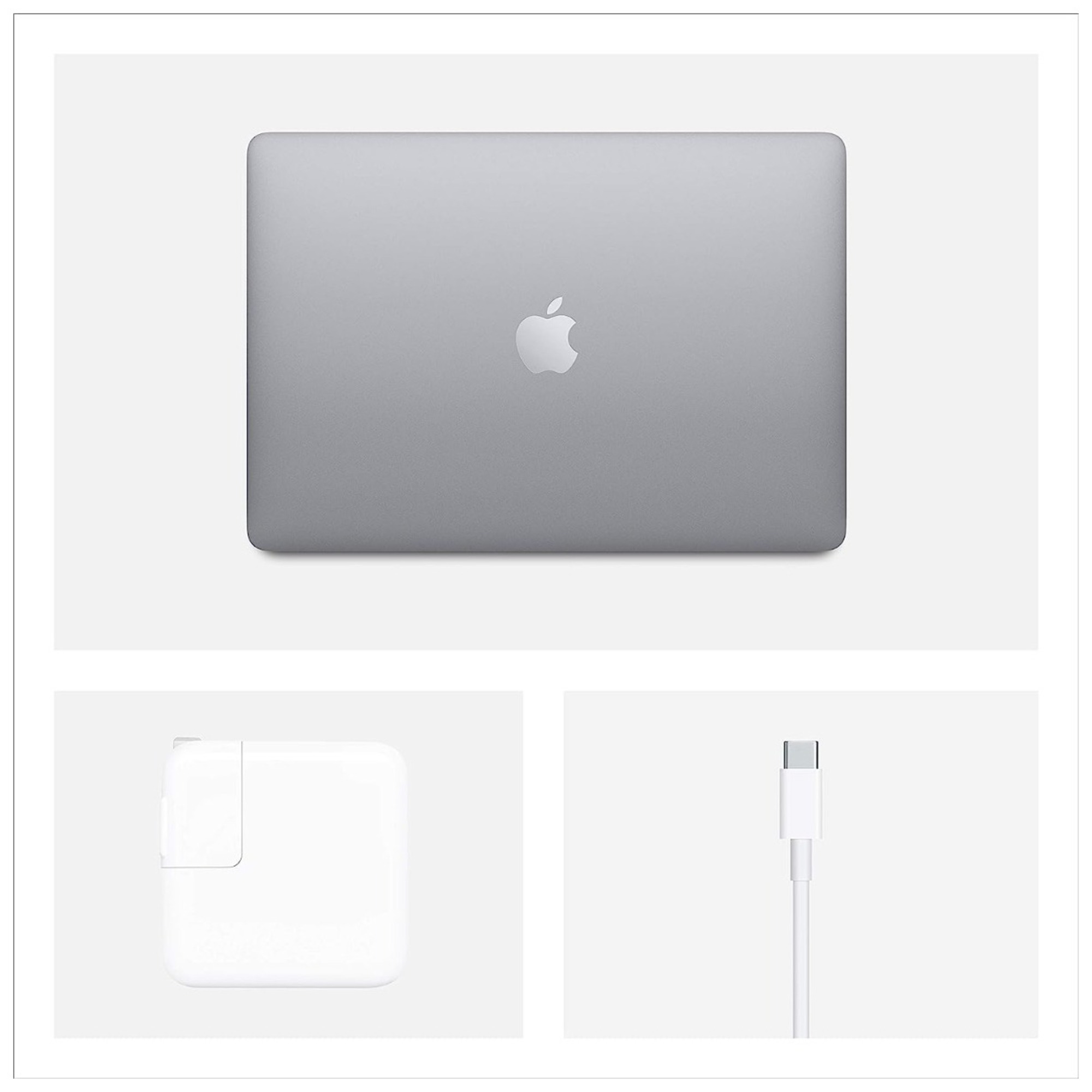 MacBook Air M1 (2020) 13.3', 3.2 GHz 256 Go 16 Go  Apple GPU 7, Gris sidéral - QWERTY - Espagnol - Très bon état Très bon état Apple reconditionné photo 2
