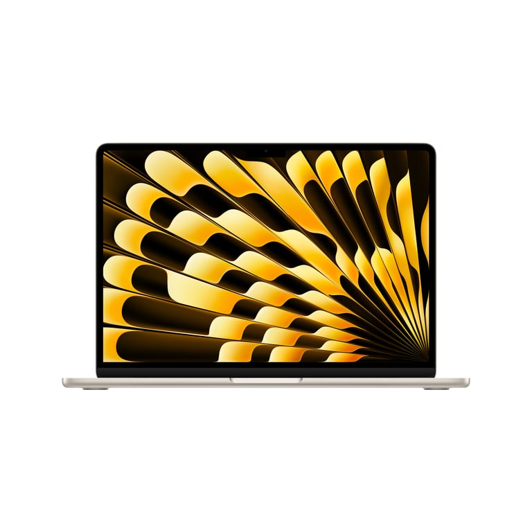 MacBook Air M3 (2024) 13.6', 512 Go 8 Go Apple GPU 10, Lumière stellaire - Azerty - Bon état Bon état Apple reconditionné disponible sur Pixmania