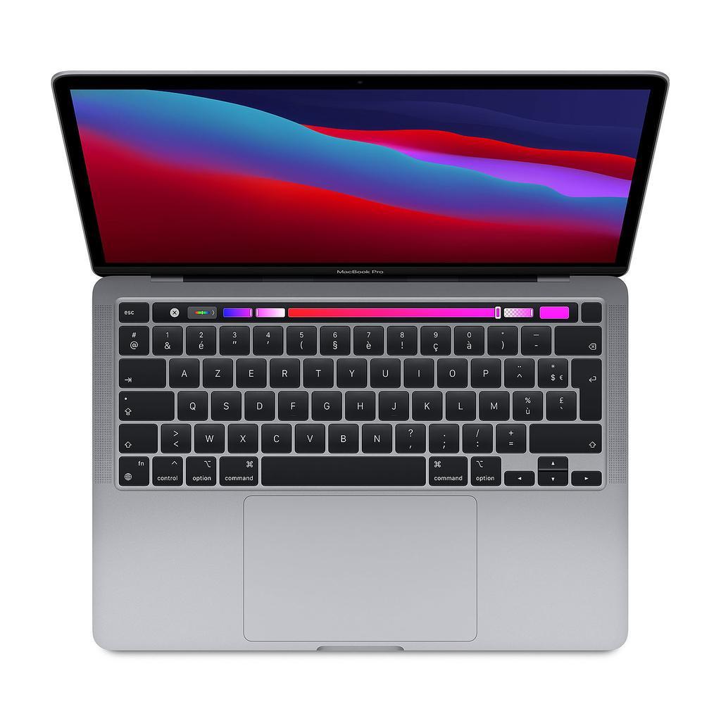 MacBook Pro 13"" (2020) - Apple M1 avec CPU 8 cœurs et GPU 8 cœurs - 8Go RAM - SSD 512Go - Écran standard - AZERTY - Français Reconditionné Apple reconditionné photo 2 | Dero