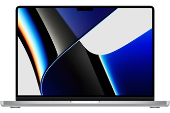 MacBook Pro 14' 1 To SSD 16 Go RAM Puce M1 PRO CPU 10 cours GPU 16 cours Argent Fin 2021 État correct Apple reconditionné disponible sur Darty