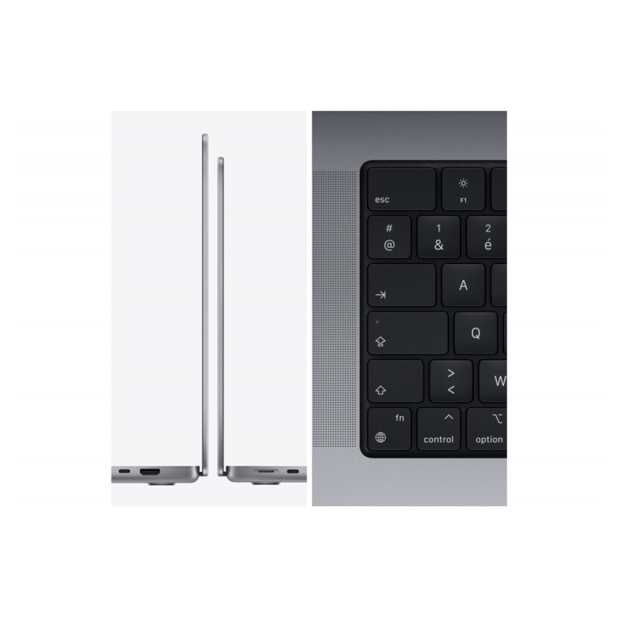 MacBook Pro 14'' (2021) - Puce Apple M1 Pro - RAM 16Go - Stockage 512 Go - Gris Sidéral  - AZERTY - Excellent état Parfait état Apple reconditionné photo 3 | Dero