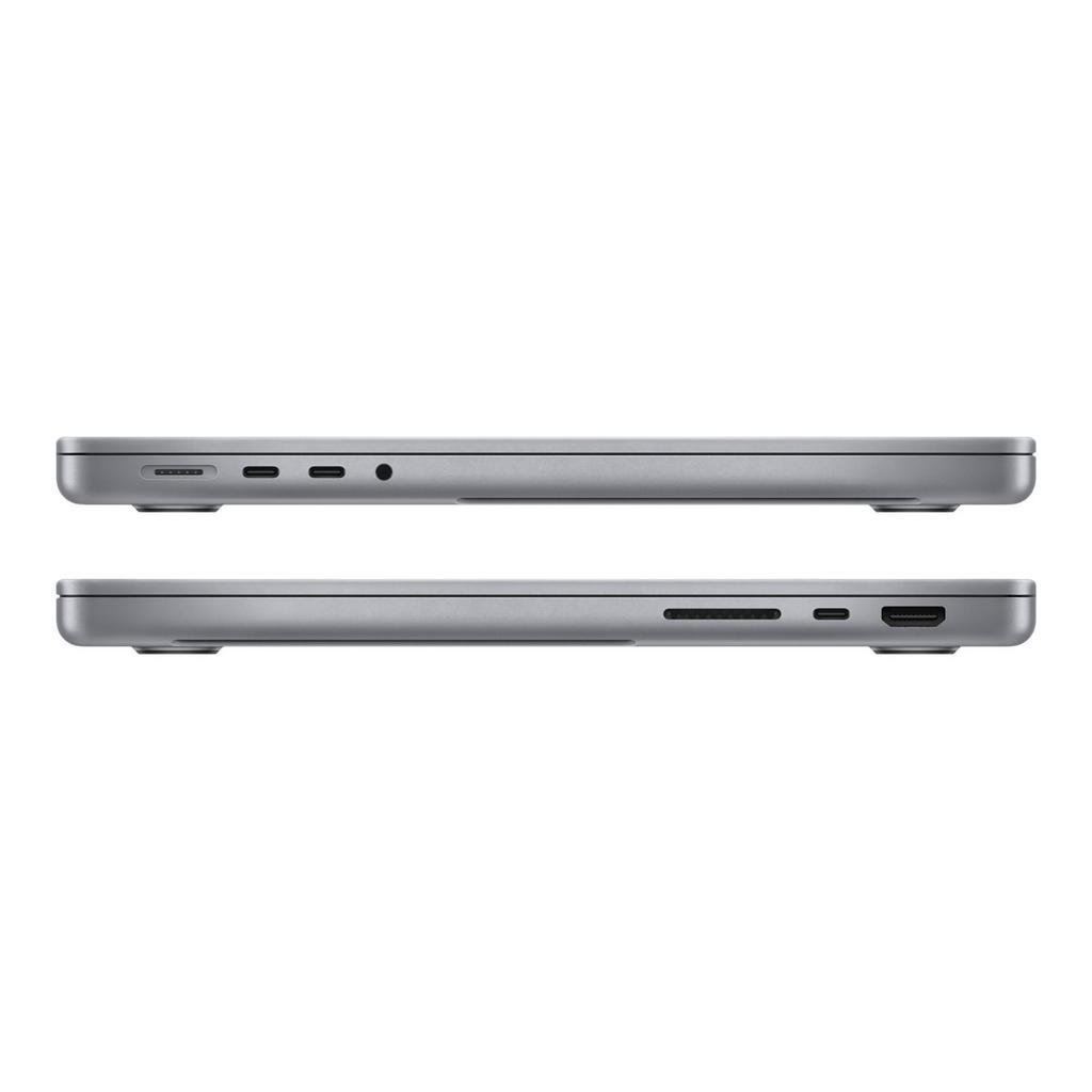 Voir photo 3 de MacBook Pro 14"" (2023) - Apple M2 Max avec CPU 12 cœurs et GPU 30 cœurs - 64Go RAM - SSD 1000Go - Écran standard - QWERTY - Anglais | Dero MacBook Pro 14"" (2023) - Apple M2 Max avec CPU 12 cœurs et GPU 30 cœurs - 64Go RAM - SSD 1000Go - Écran standard - QWERTY - Anglais Reconditionné Apple reconditionné photo 3 | Dero