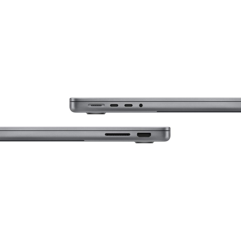 Voir photo 4 de MacBook Pro 14"" (2023) - Apple M2 Pro avec CPU 12 cœurs et GPU 19 cœurs - 16Go RAM - SSD 1000Go - Écran standard - QWERTY - Suédois | Dero MacBook Pro 14"" (2023) - Apple M2 Pro avec CPU 12 cœurs et GPU 19 cœurs - 16Go RAM - SSD 1000Go - Écran standard - QWERTY - Suédois Reconditionné Apple reconditionné photo 4 | Dero