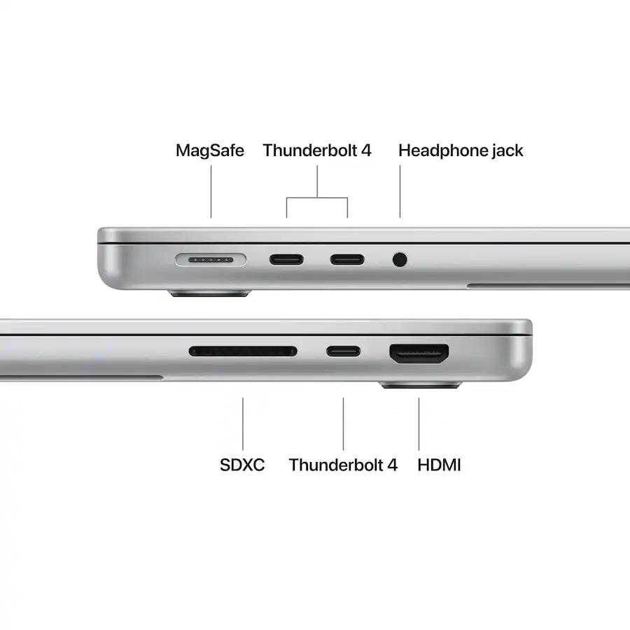 Voir photo 2 de MacBook Pro 14"" (2025) - Apple M5 avec CPU 10 cœurs et GPU 10 cœurs - 16Go RAM - SSD 1000Go - Écran standard - QWERTZ - Allemand | Dero MacBook Pro 14"" (2025) - Apple M5 avec CPU 10 cœurs et GPU 10 cœurs - 16Go RAM - SSD 1000Go - Écran standard - QWERTZ - Allemand Reconditionné Apple reconditionné photo 2 | Dero
