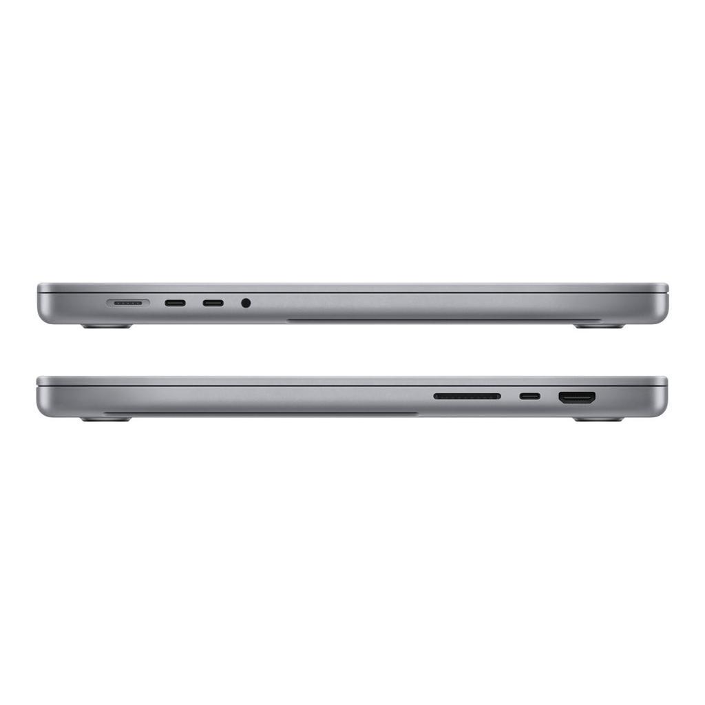 Voir photo 3 de MacBook Pro 16"" (2023) - Apple M2 Max avec CPU 12 cœurs et GPU 30 cœurs - 64Go RAM - SSD 1000Go - Écran standard - QWERTY - Finnois | Dero MacBook Pro 16"" (2023) - Apple M2 Max avec CPU 12 cœurs et GPU 30 cœurs - 64Go RAM - SSD 1000Go - Écran standard - QWERTY - Finnois Reconditionné Apple reconditionné photo 3 | Dero
