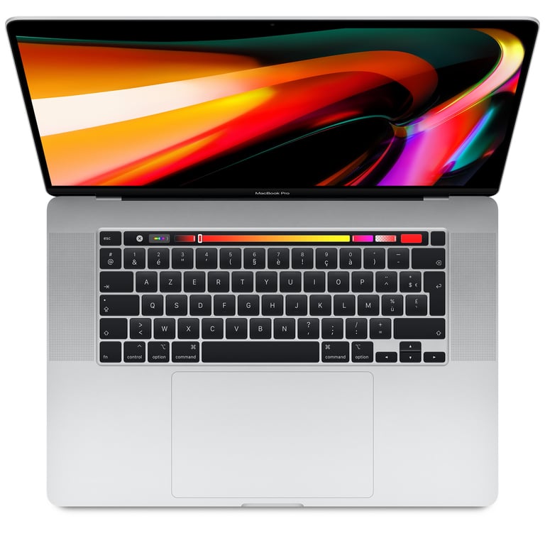 MacBook Pro Core i7 (2019) 16', 1 To 6 cœurs 16 Go Radeon Pro 5300M, Argent - QWERTY Espagnol - Très bon état Très bon état Apple reconditionné disponible sur Pixmania