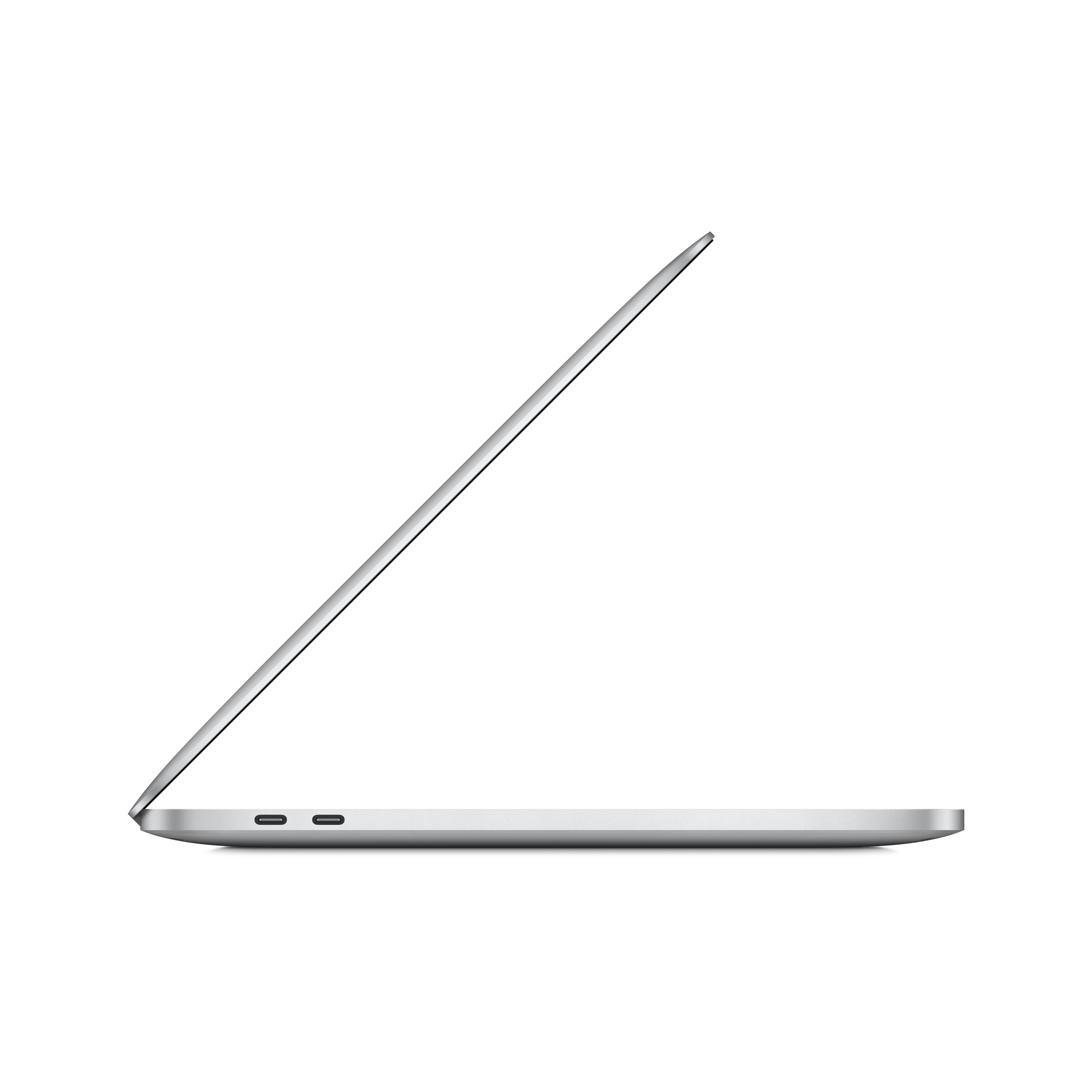 MacBook Pro M1 (2020) 13', 256 Go 8 cœurs 8 Go Apple GPU 8, Argent - QWERTY Portugais - Bon état Bon état Apple reconditionné photo 3 | Dero