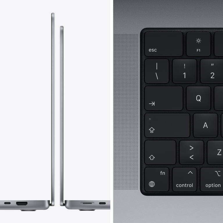 MacBook Pro M1 (2021) 14', 1 To 10 cœurs 32 Go Apple GPU 32, Gris sidéral - AZERTY - Excellent état Parfait état Apple reconditionné photo 3 | Dero
