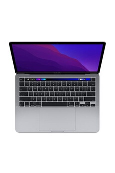 MacBook Pro Touch Bar 13 M1 3,2 Ghz 16 Go RAM 256 Go SSD Gris Sidéral 2020 - Reconditionné Bon état Apple reconditionné disponible sur Darty