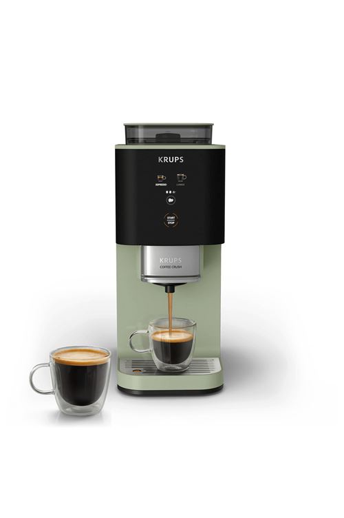 Machine à café à grain Krups SA401LE0 Coffee Crush Vert État correct Krups reconditionné disponible sur Fnac