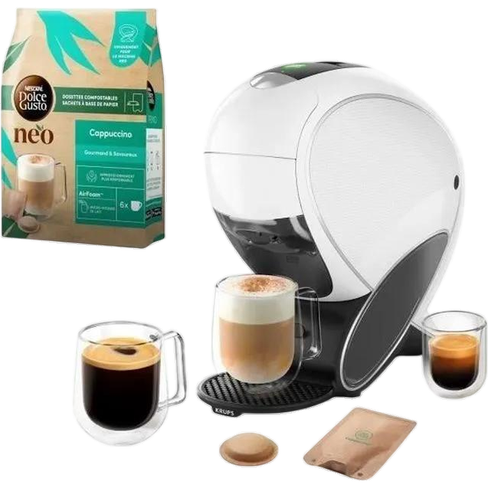 Machine à café Krups Dolce Gusto Neo KP850110 1.3L Blanc - Bon état Bon état Krups reconditionné disponible sur Pixmania | Dero