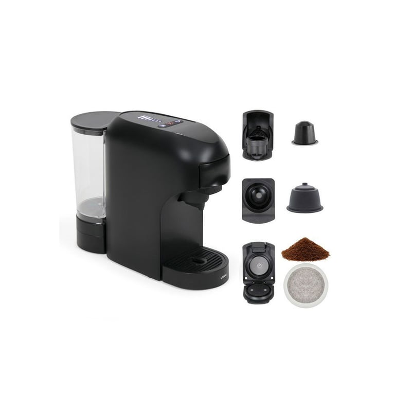 Machine à café multi-capsules Livoo DOD217N 4-en-1 20 bar 0,85 L 1400 W Noir - Excellent état Parfait état reconditionné disponible sur Pixmania