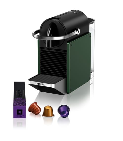 Machine à café Nespresso Krups Pixie 1260 W Vert foncé État correct - 67,99 € Machine à café Nespresso Krups Pixie 1260 W Vert foncé État correct Krups reconditionné disponible sur Fnac