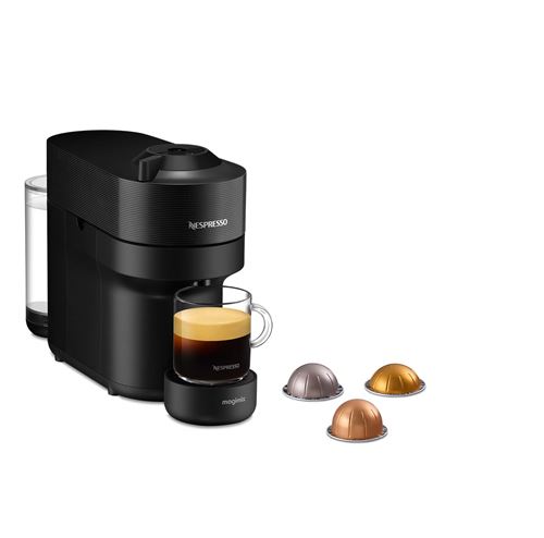 Machine à café Nespresso Magimix Vertuo Pop Noir 11729 État correct Magimix reconditionné disponible sur Fnac