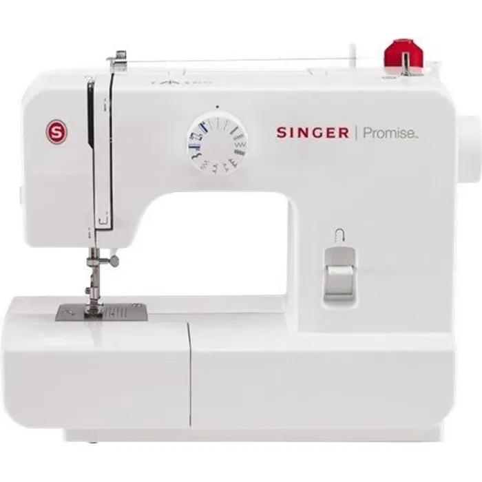 Machine à coudre SINGER Promise 1408 - 8 mailles - 1 boutonnière en quatre étapes Reconditionné - 68,63 € Machine à coudre SINGER Promise 1408 - 8 mailles - 1 boutonnière en quatre étapes Reconditionné Singer reconditionné disponible sur Cdiscount Seconde Vie | Dero