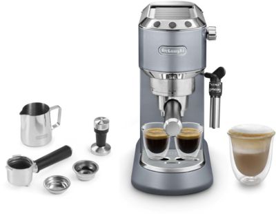 Machine à expresso DELONGHI Dedica Arte EC785.AE bleu + kit barista Très bon état reconditionné disponible sur Boulanger
