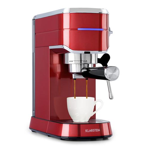 Machine à expresso - Klarstein - 1450W - Pression 20 bars - Rouge État correct reconditionné disponible sur Fnac