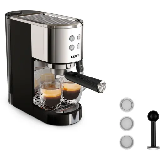 Machine à expresso Krups XP444C10 pompe virtuoso + Bon état reconditionné disponible sur Rakuten