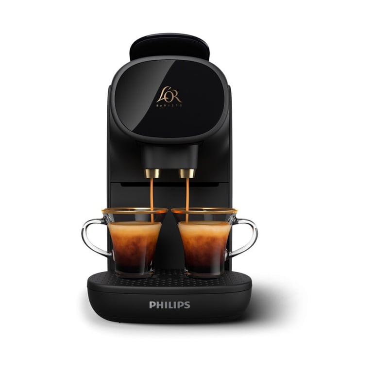 Machine Expresso Philips L'OR Barista LM9012 Noire - Double Espresso, 19 Bars, Compatible Capsules L'OR & Nespresso - Excellent état Parfait état Philips reconditionné photo 3 | Dero