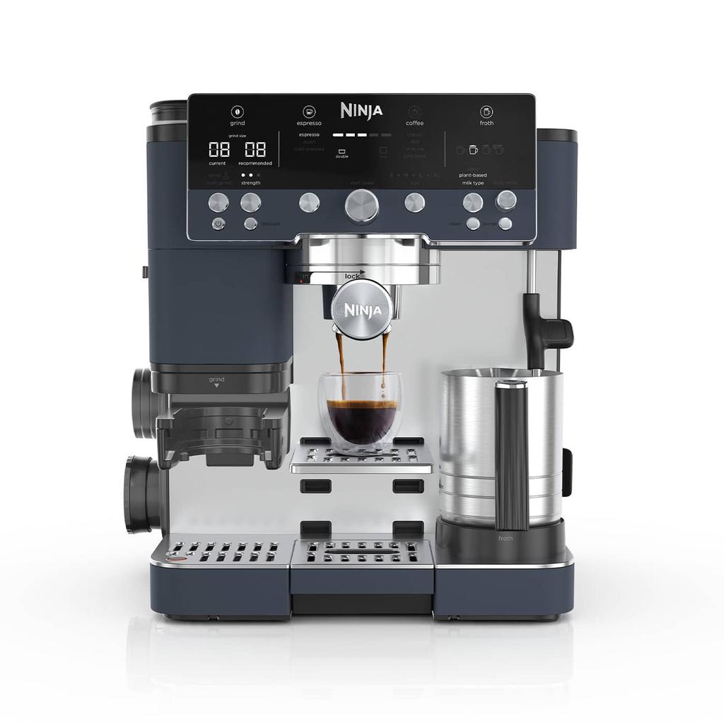 Machine Expresso Sans capsules Ninja ES601EUCY 2,0000L - Bleu nuit Reconditionné Ninja reconditionné disponible sur Backmarket