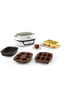 Machine intelligente à gâteaux Cake Factory Pistache KD801310 Très bon état Tefal reconditionné disponible sur Darty