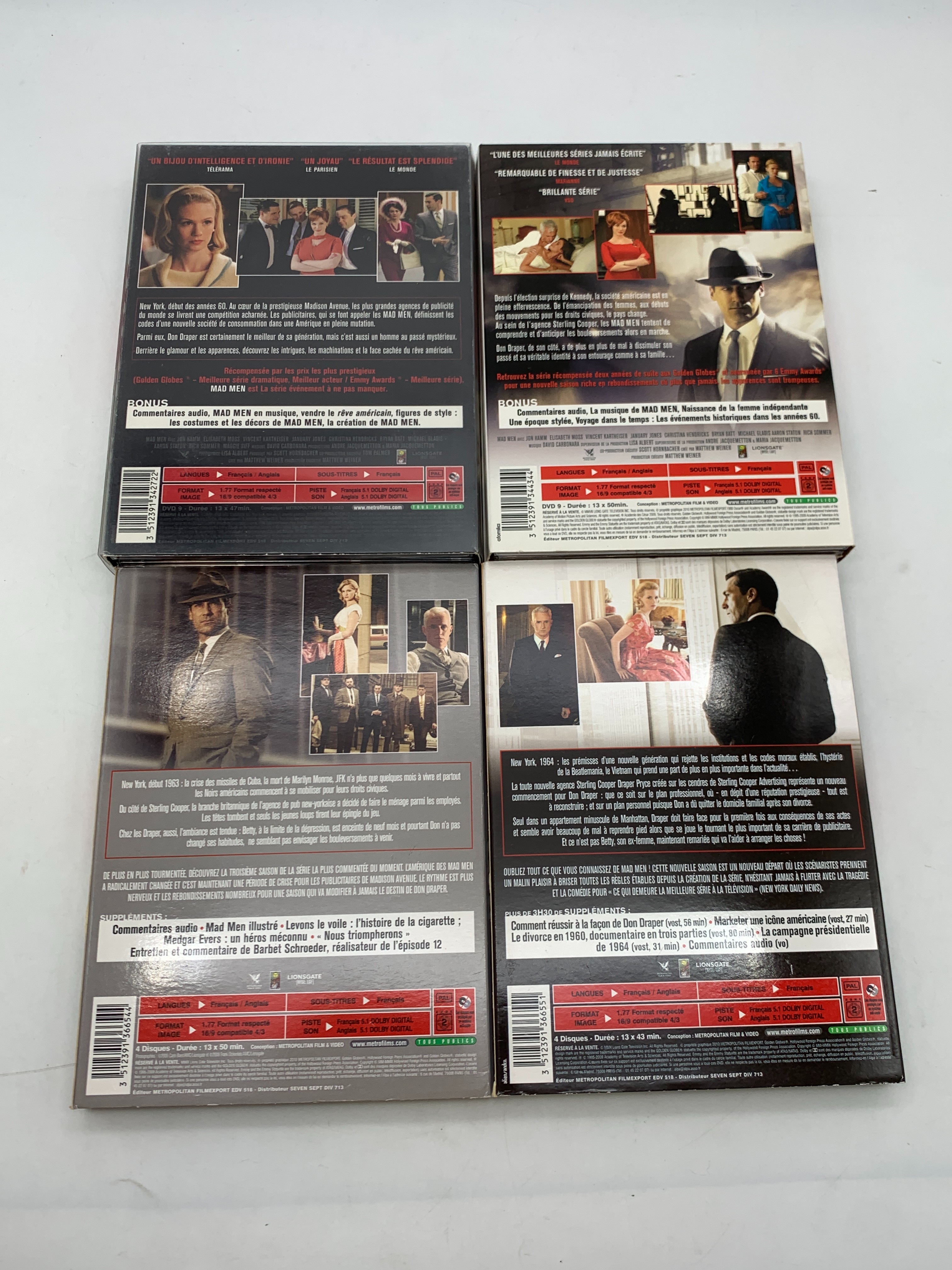 Voir photo 2 de Mad Men saison 1 à 4 - Coffret DVD Mad Men saison 1 à 4 - Coffret DVD Bon état reconditionné photo 2