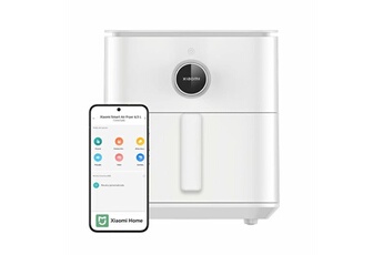 MAF10 Smart Air Fryer Friteuse à air chaud commandable par application, fonction minuteur, avec réglage manuel de la température blanc Bon état reconditionné disponible sur Darty