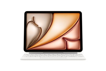 Magic Keyboard Qwerty Blanc pour iPad Air 11" (M3) Très bon état Apple reconditionné disponible sur Darty