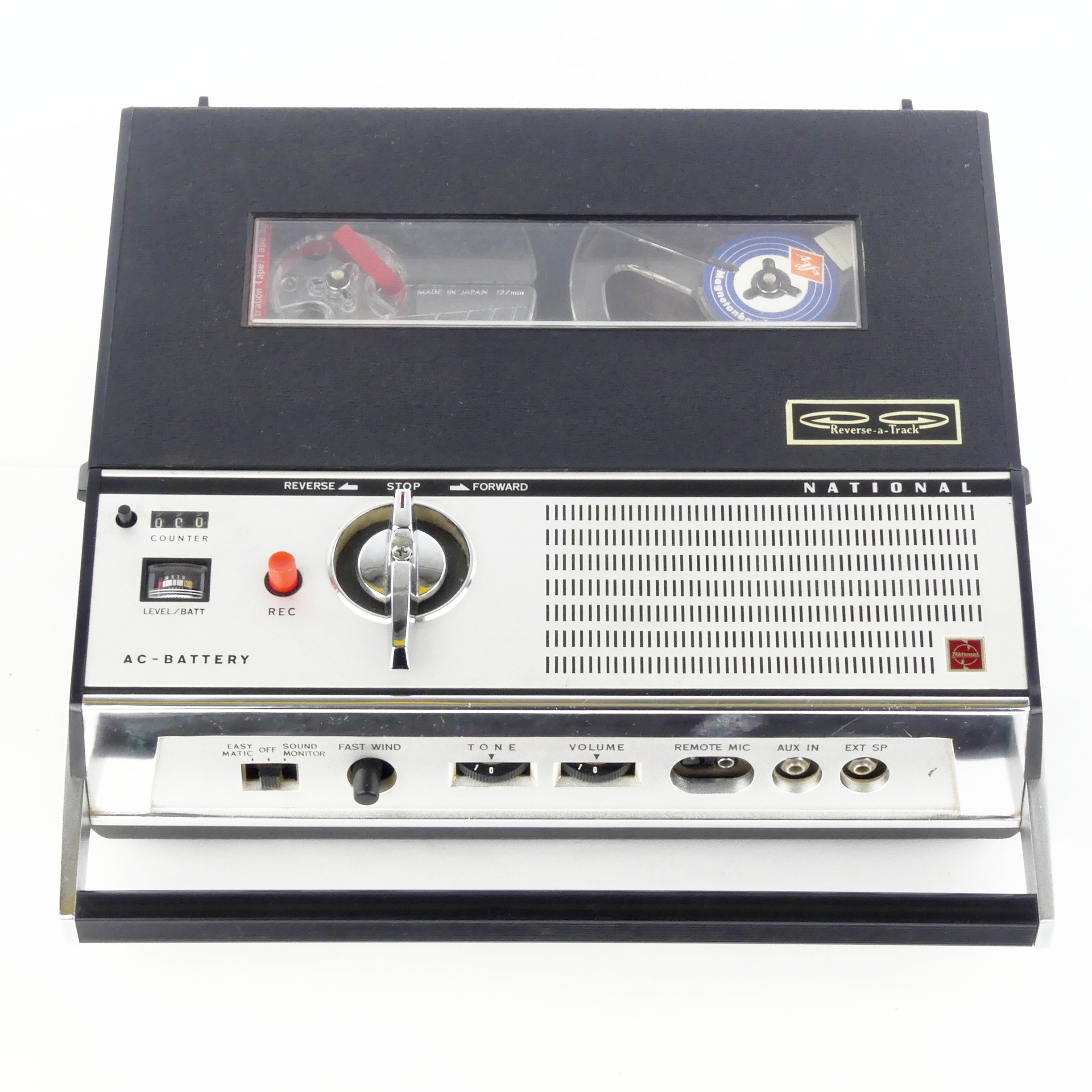 Voir photo 2 de Magnétophone à bande RQ-501S Matsushita Electric Industrial Co. 1967 Magnétophone à bande RQ-501S Matsushita Electric Industrial Co. 1967 État correct reconditionné photo 2