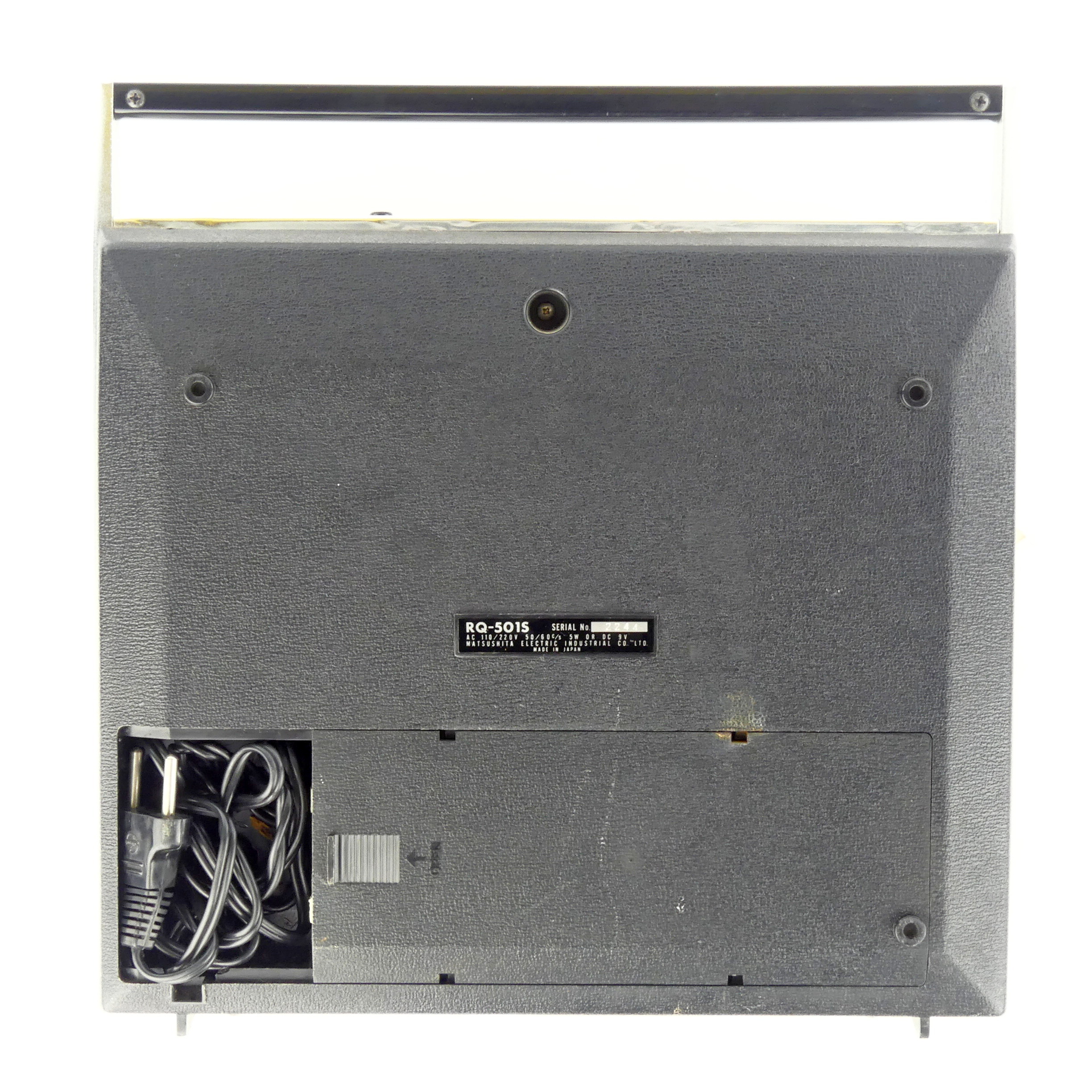 Voir photo 6 de Magnétophone à bande RQ-501S Matsushita Electric Industrial Co. 1967 Magnétophone à bande RQ-501S Matsushita Electric Industrial Co. 1967 État correct reconditionné photo 6