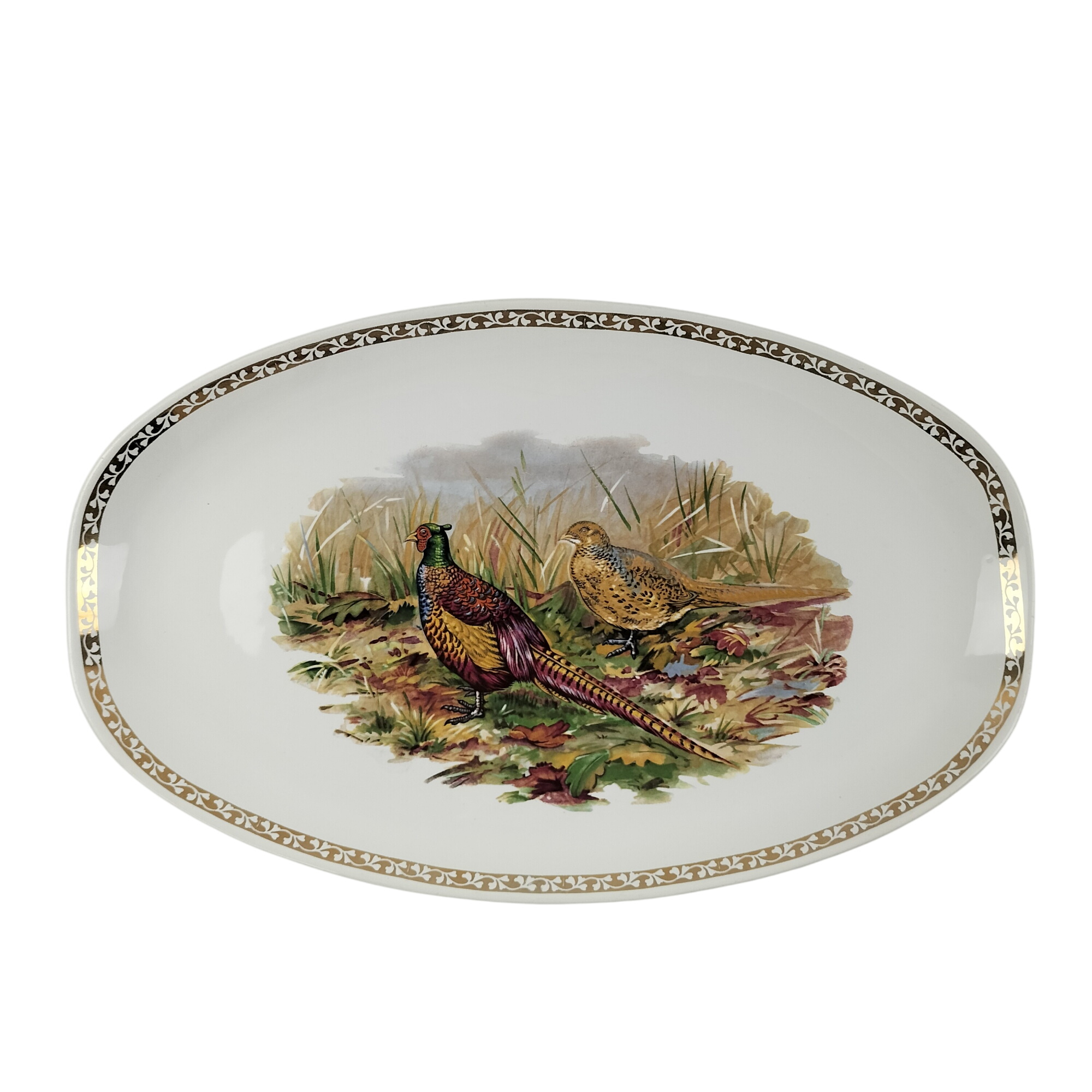 Acheter Magnifique ancien grand plat faisan "Longchamp" Bon état - 16,00 € Magnifique ancien grand plat faisan "Longchamp" Bon état reconditionné disponible sur Label Emmaüs