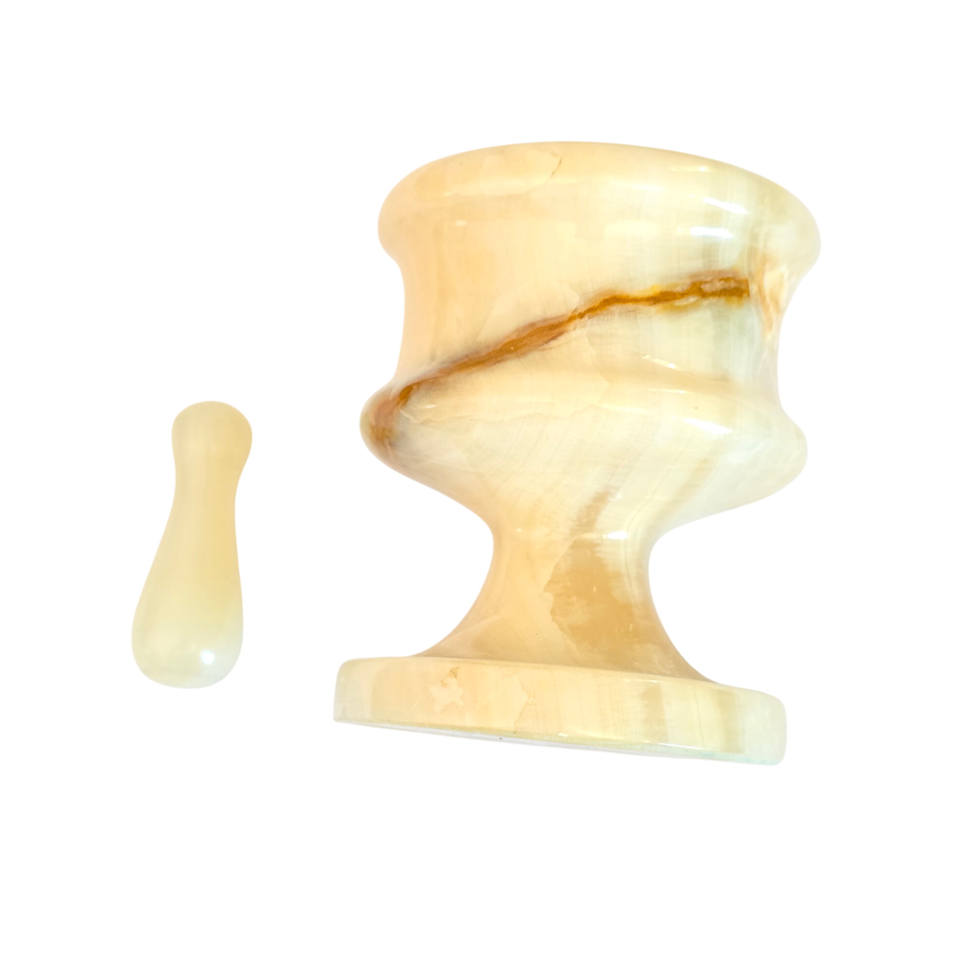 Acheter Magnifique mortier et pilon en onyx / pierre naturelle Bon état - 25,00 € Magnifique mortier et pilon en onyx / pierre naturelle Bon état reconditionné disponible sur Label Emmaüs