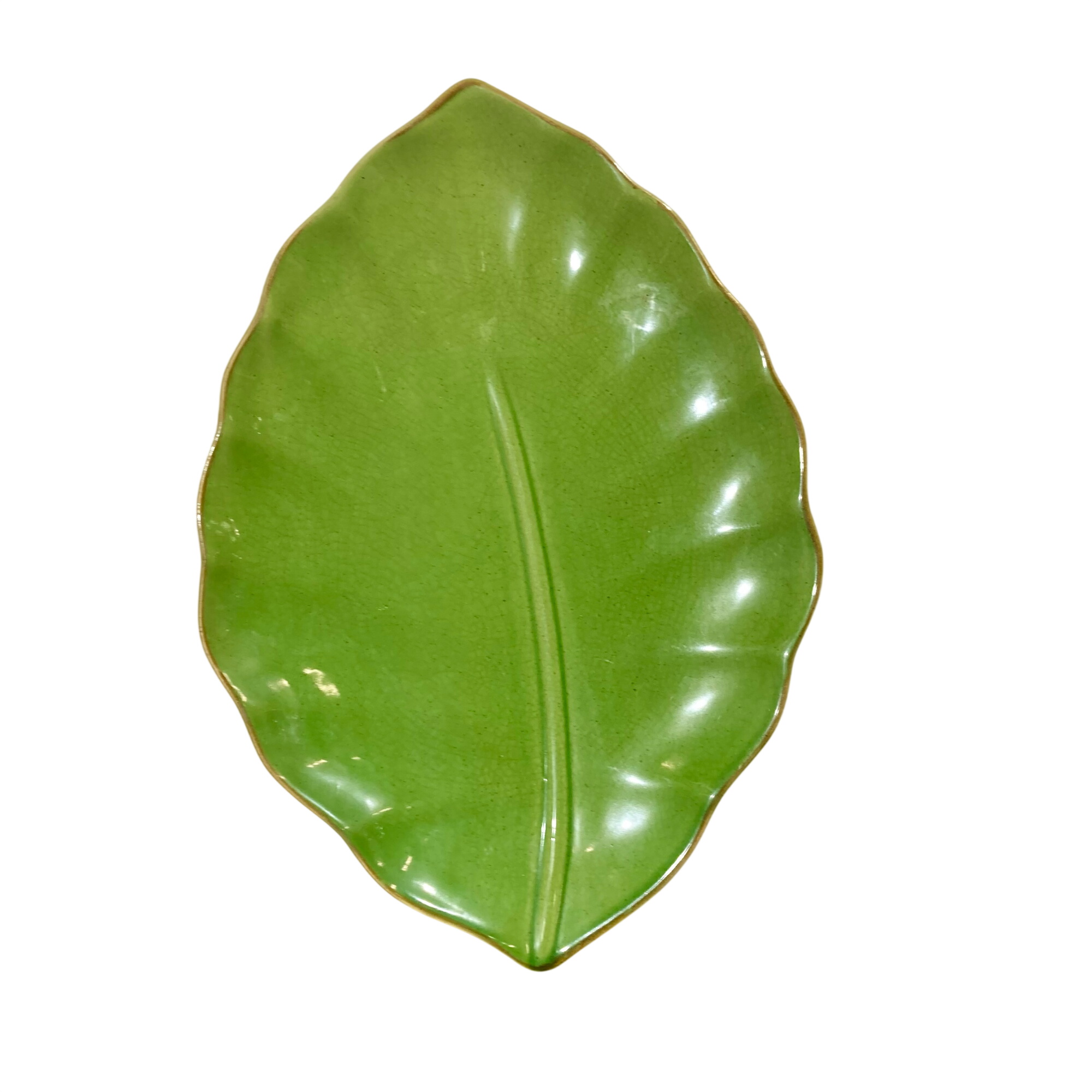 Acheter Magnifique plat en forme de feuille Très bon état - 10,00 € Magnifique plat en forme de feuille Très bon état reconditionné disponible sur Label Emmaüs