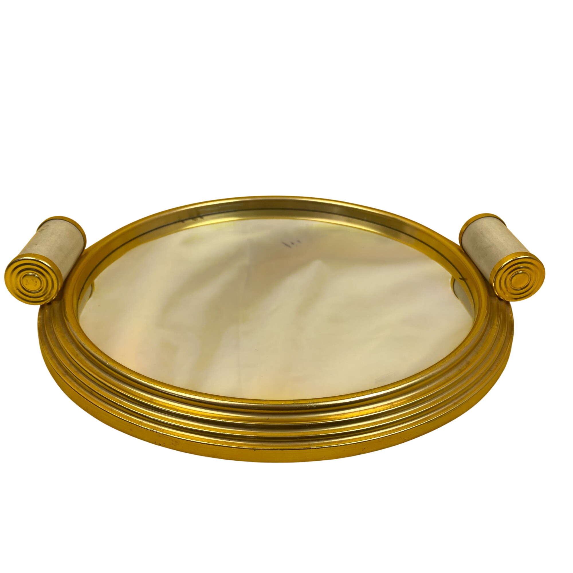 Magnifique Plateau Miroir Vintage Doré - Style Art déco/Années 50 Bon état - alternatives disponibles sur Dero Magnifique Plateau Miroir Vintage Doré - Style Art déco/Années 50 Bon état reconditionné (offre indisponible)