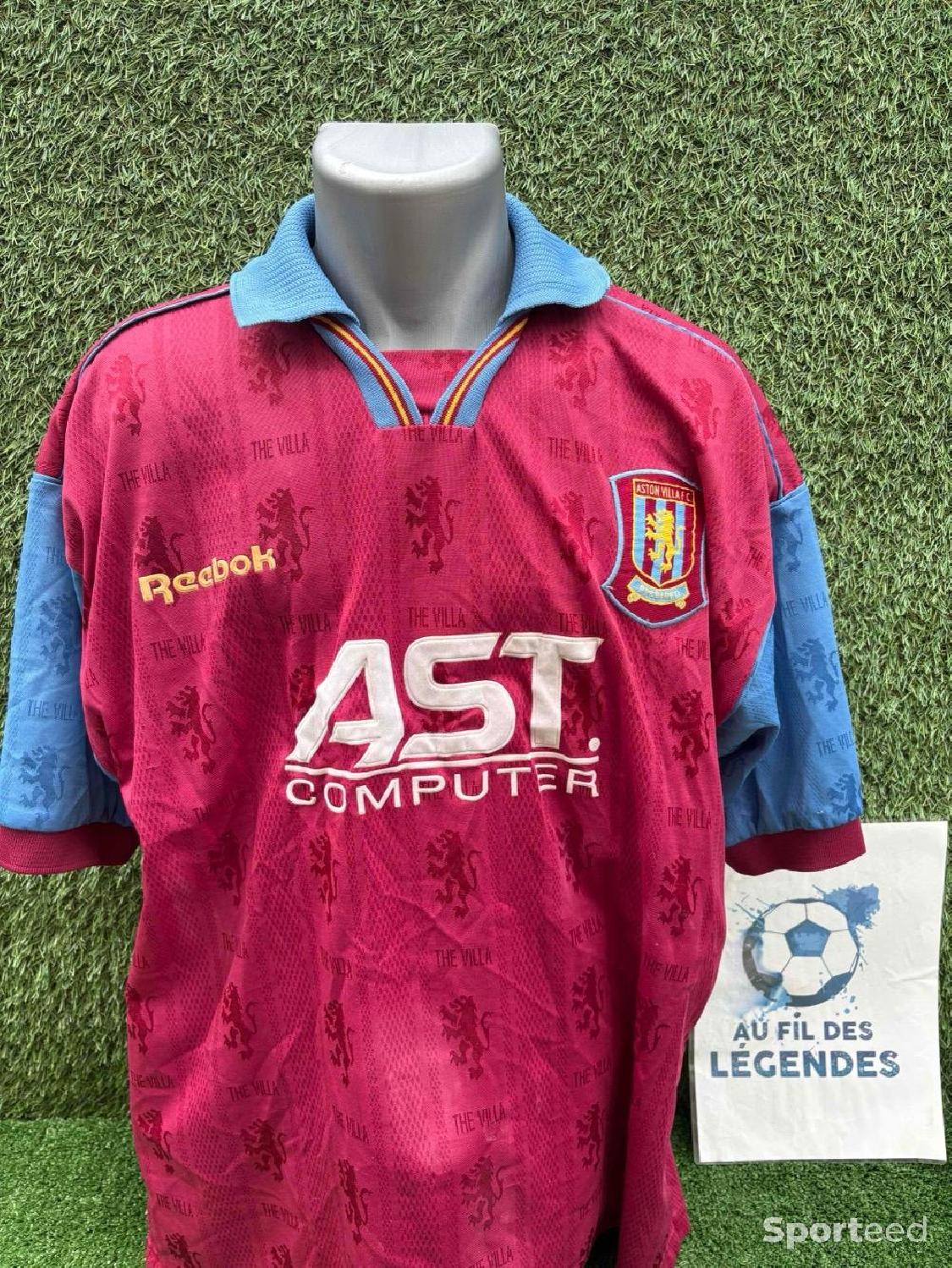 Maillot aston villa vintage Très bon état Reebok reconditionné disponible sur Sporteed | Dero