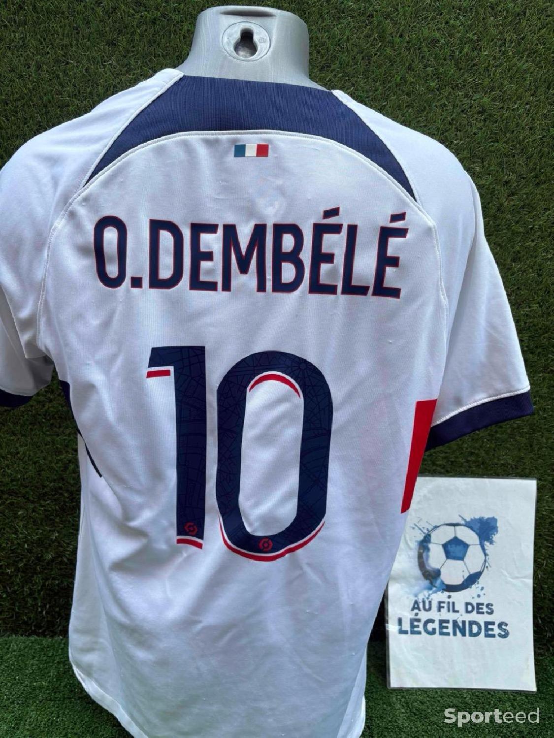Maillot Dembelé PSG Très bon état Nike reconditionné disponible sur Sporteed