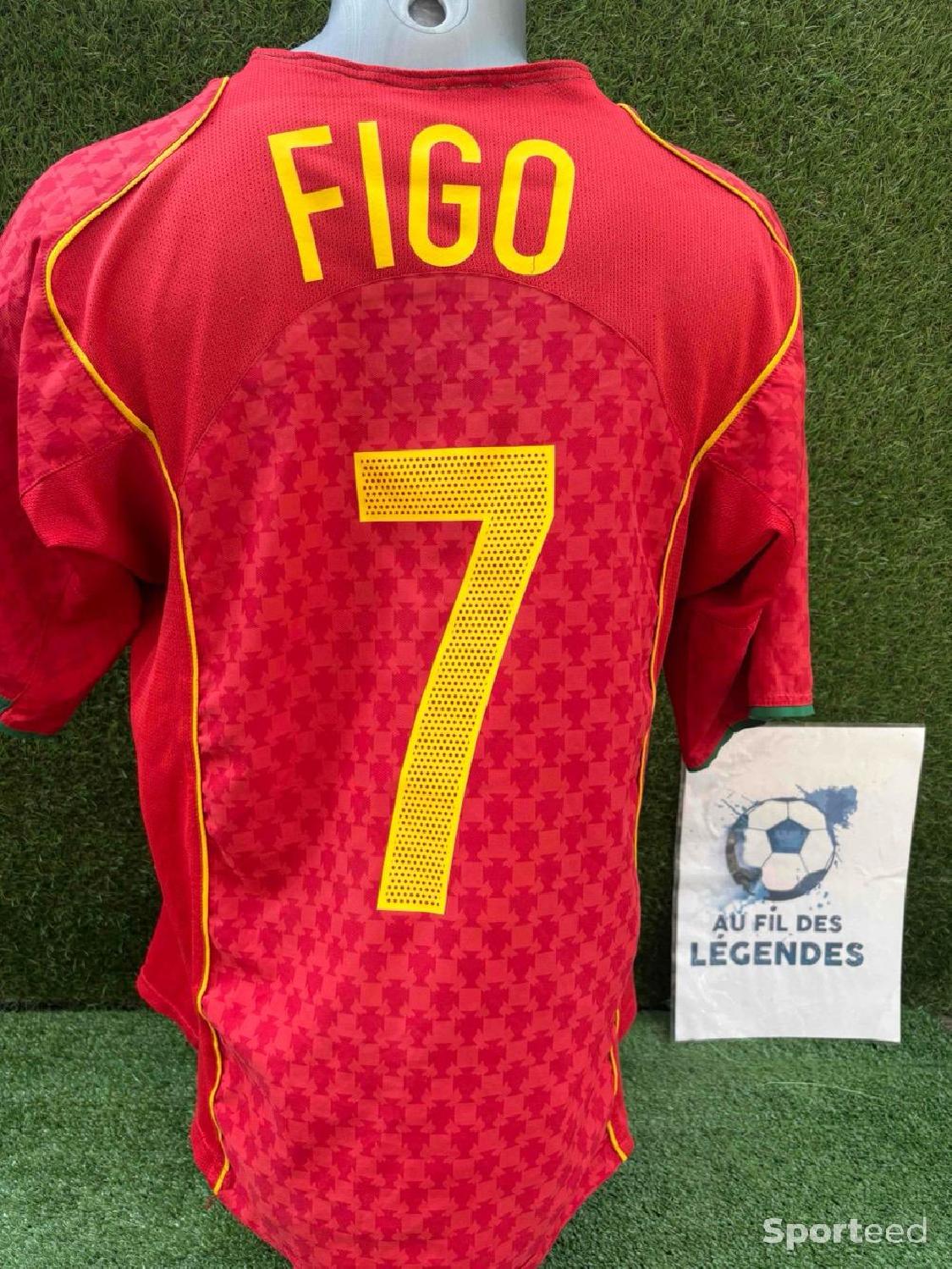 Maillot figo Portugal  Très bon état Nike reconditionné disponible sur Sporteed