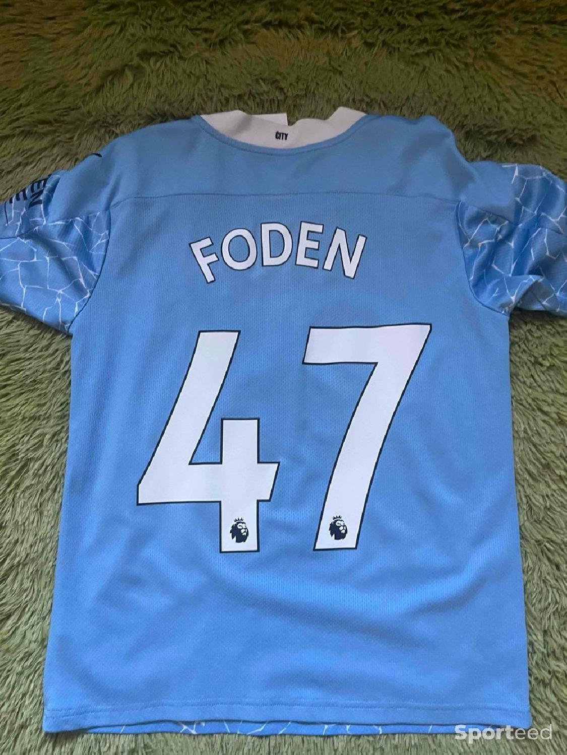 Maillot foden Manchester city Très bon état Puma reconditionné disponible sur Sporteed | Dero
