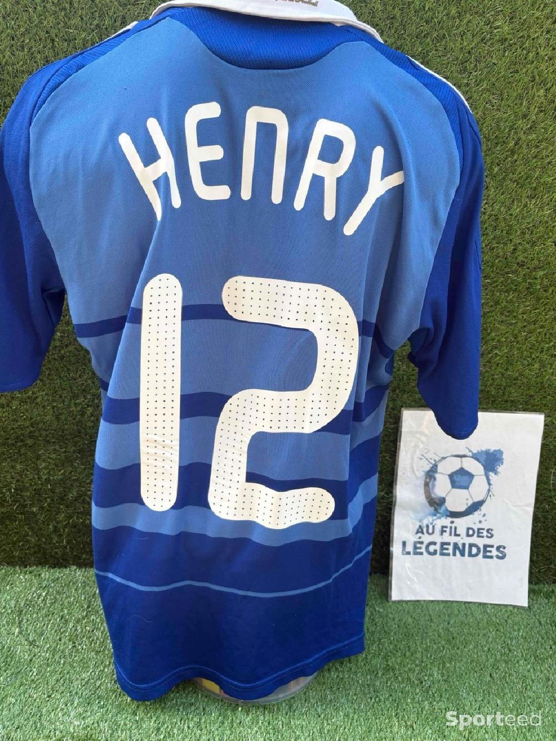 Maillot Henry équipe de France Très bon état reconditionné disponible sur Sporteed