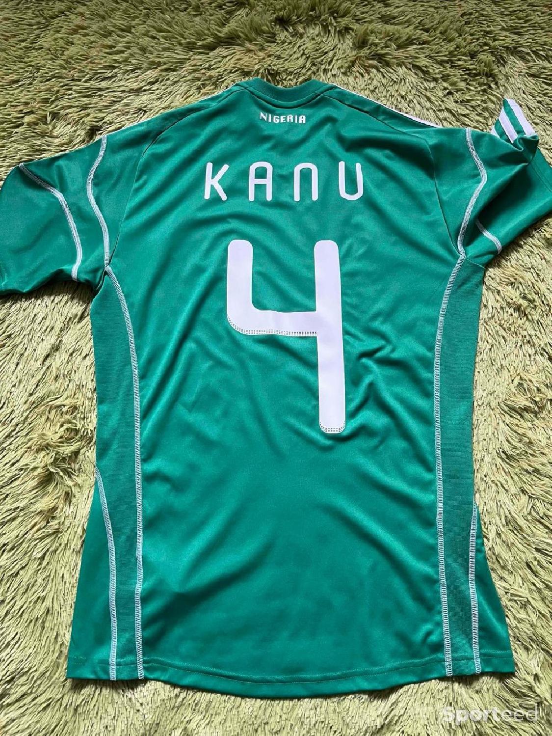 Maillot Kanu Nigeria football Très bon état Adidas reconditionné disponible sur Sporteed | Dero